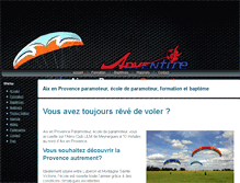 Tablet Screenshot of aixparamoteur.com
